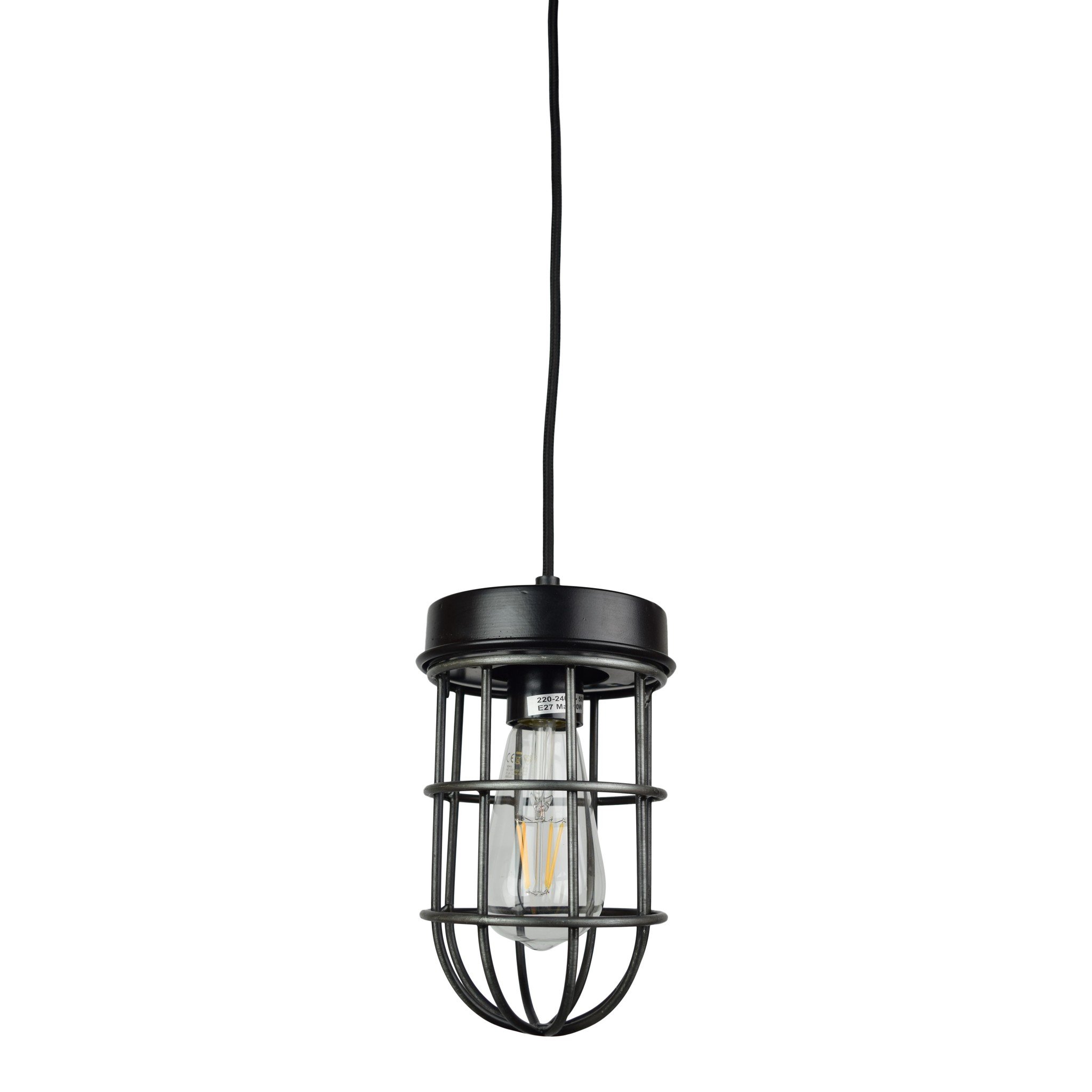 Urban Interiors Hanglamp Barn 12 cm Zwart