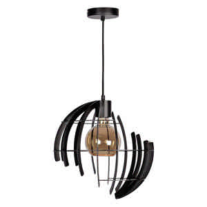 Ztahl Hanglamp Terra Ø 35 cm zwart